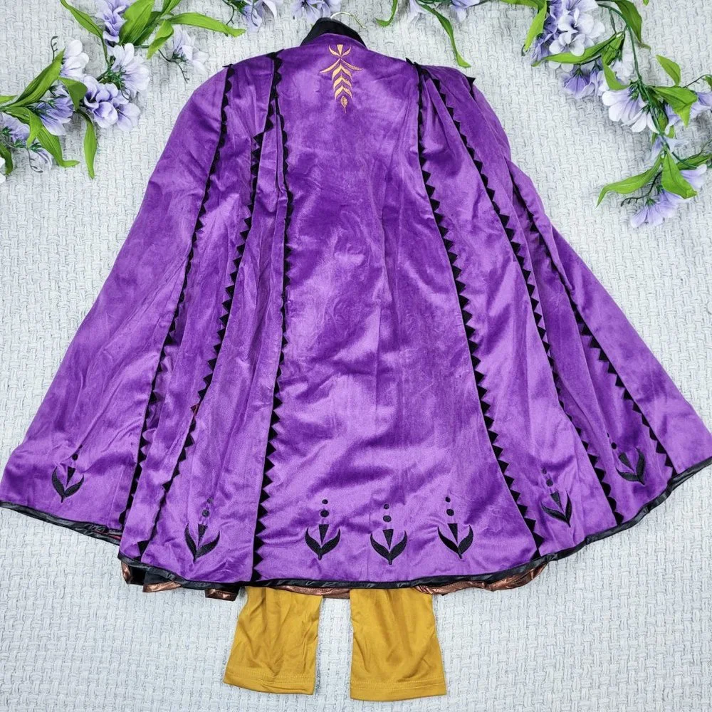 Disney Store Frozen 2 Deluxe Princess Anna Travel Dress Costume 5/6 NWT - Picture 5 of 12